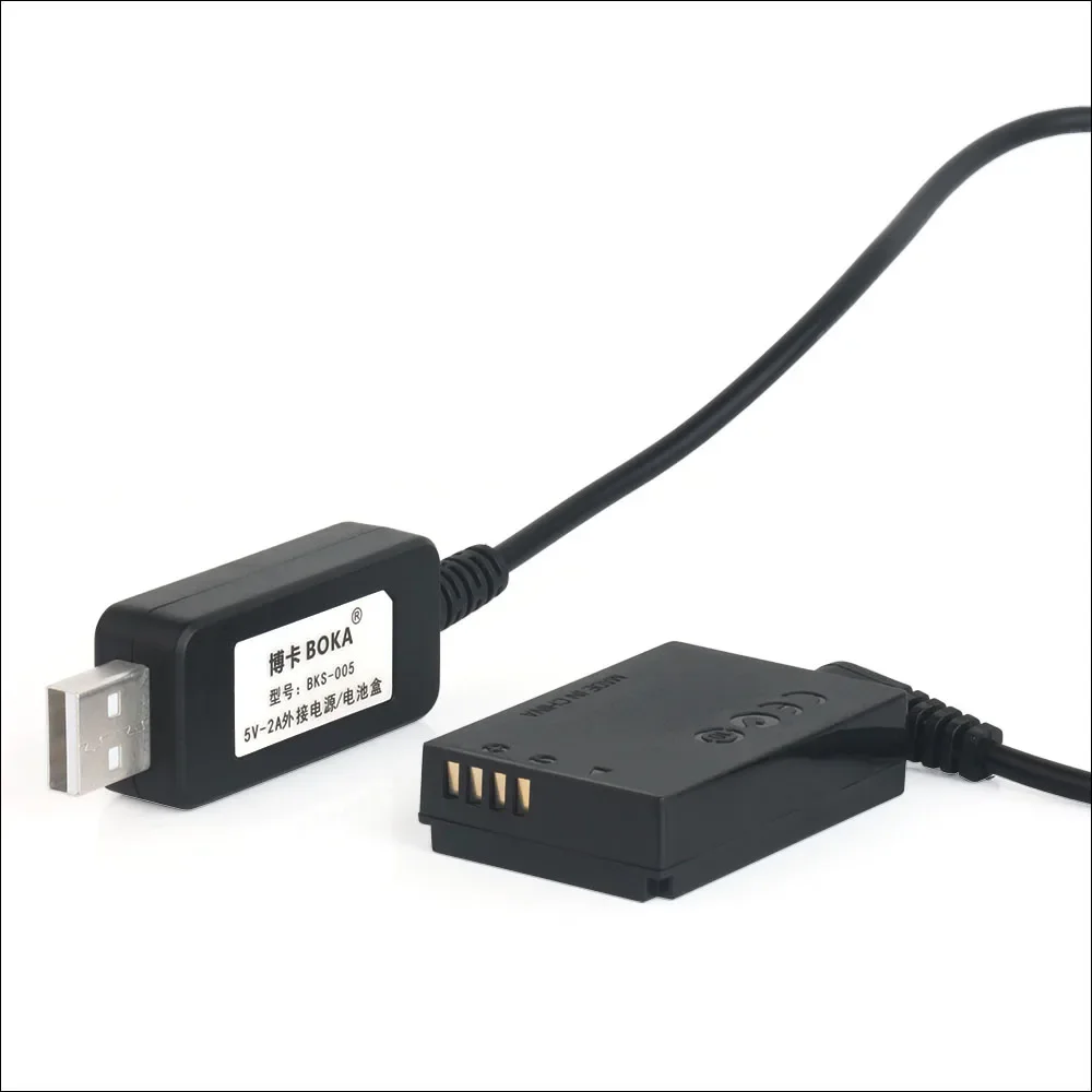 Caricatore adattatore di alimentazione USB per fotocamere digitali Canon DSLR EOS ACK-E12 DR-E12 EOS M M2 M10 M100 M200 M50 M50 Mark II Kiss M