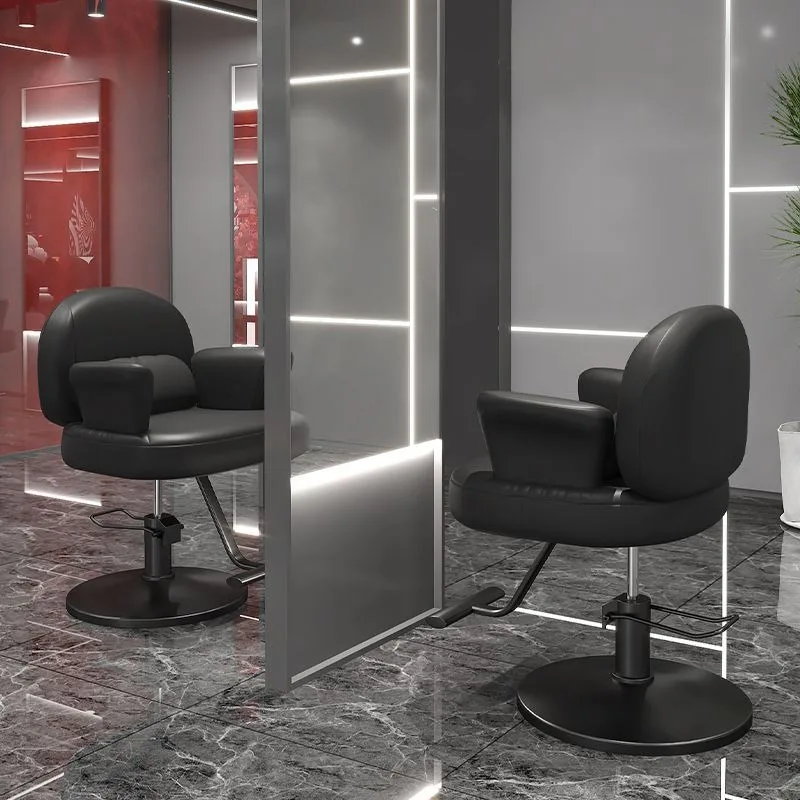 Design Comfortable Barber Chair Beauty Ergonomic Mat Professional Barber Chair Modern Floor Friseur Stuhle Salon Furniture