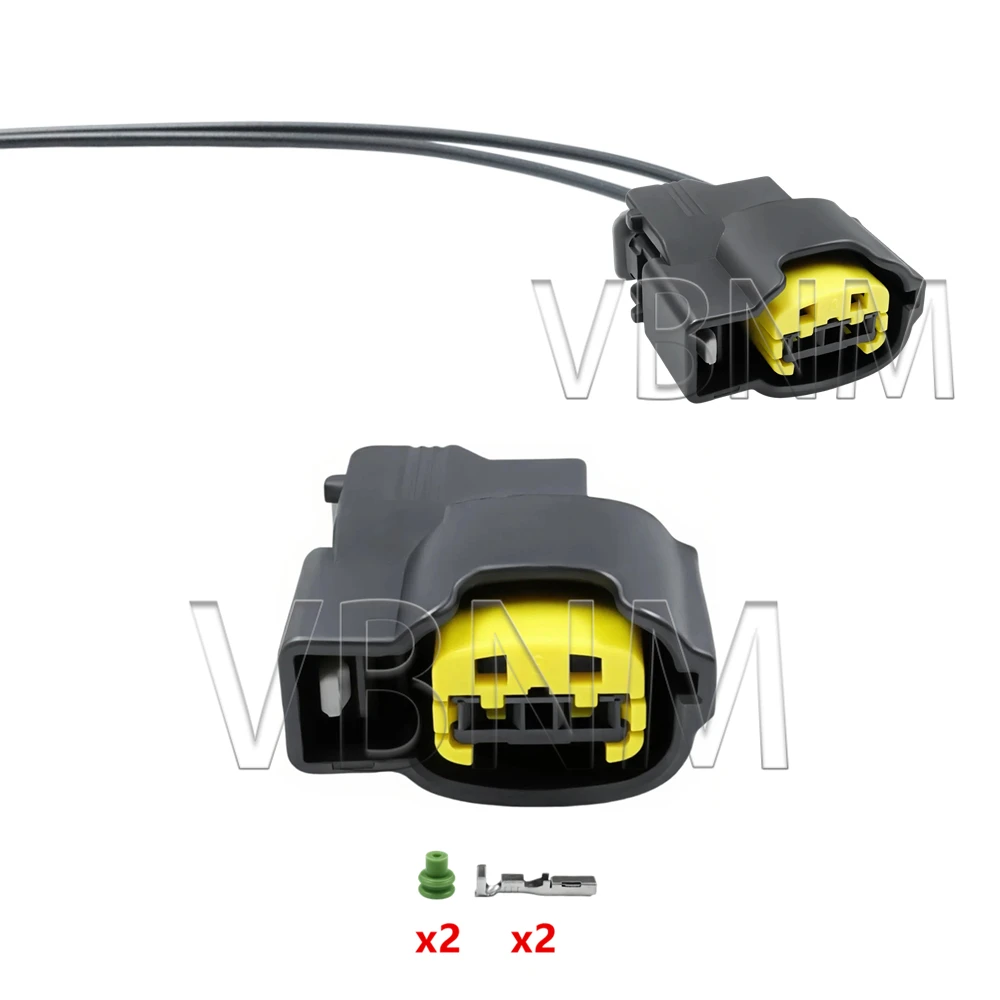 2 Pin 49093-0211 Female Molex Automotive Ignition Coil Plug Horn Socket Waterproof Female Wire Connector For KIA HYUNDAI