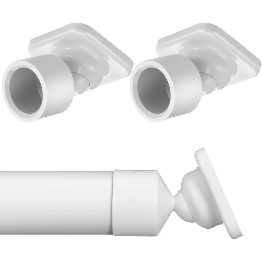 

2 комплекта угловых креплений для душевых штанг для наклонных стен с недорогой угловым настенным кронштейном, предназначенным для душевых штанг диаметром 25 мм идеально подходит