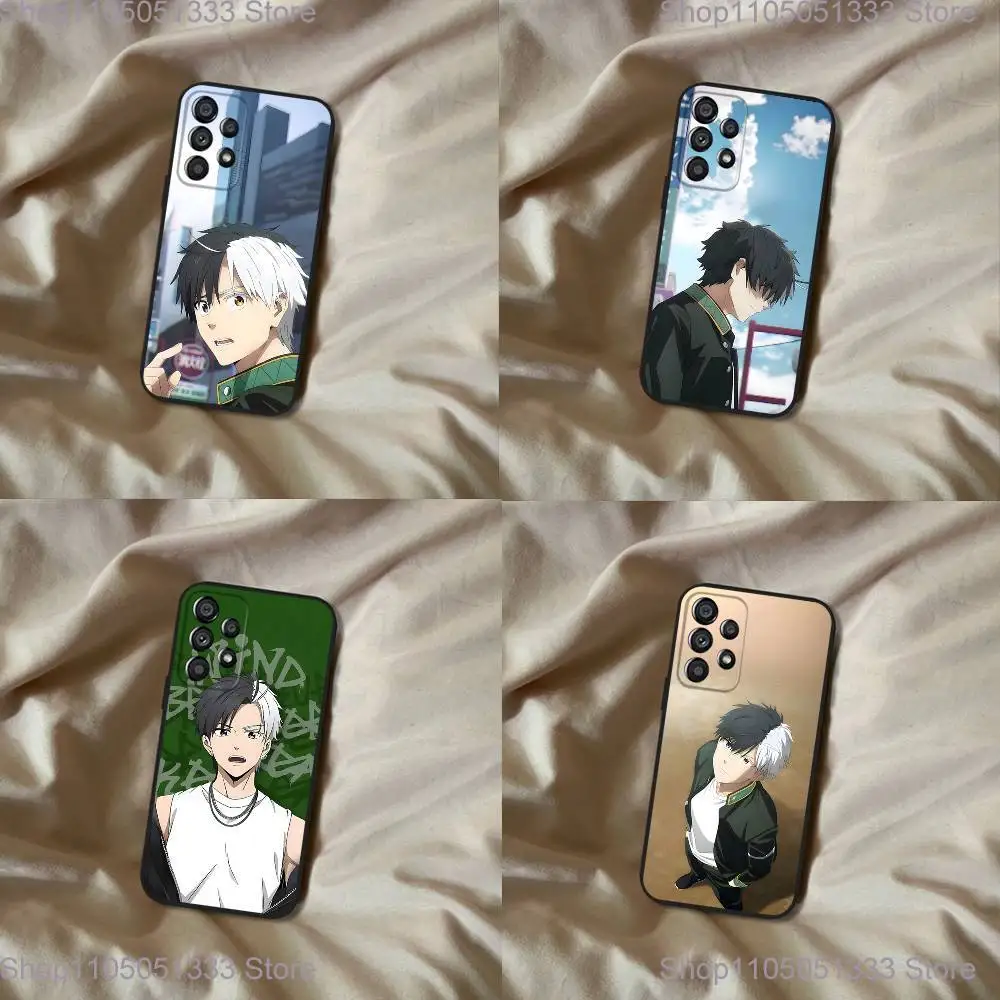 

Anime Wind Breaker S-Sakura Phone Case For Samsung Galaxy A20,A21s,A22,A31,A32,A52,A53,A72,73,A80 Soft Black Cover