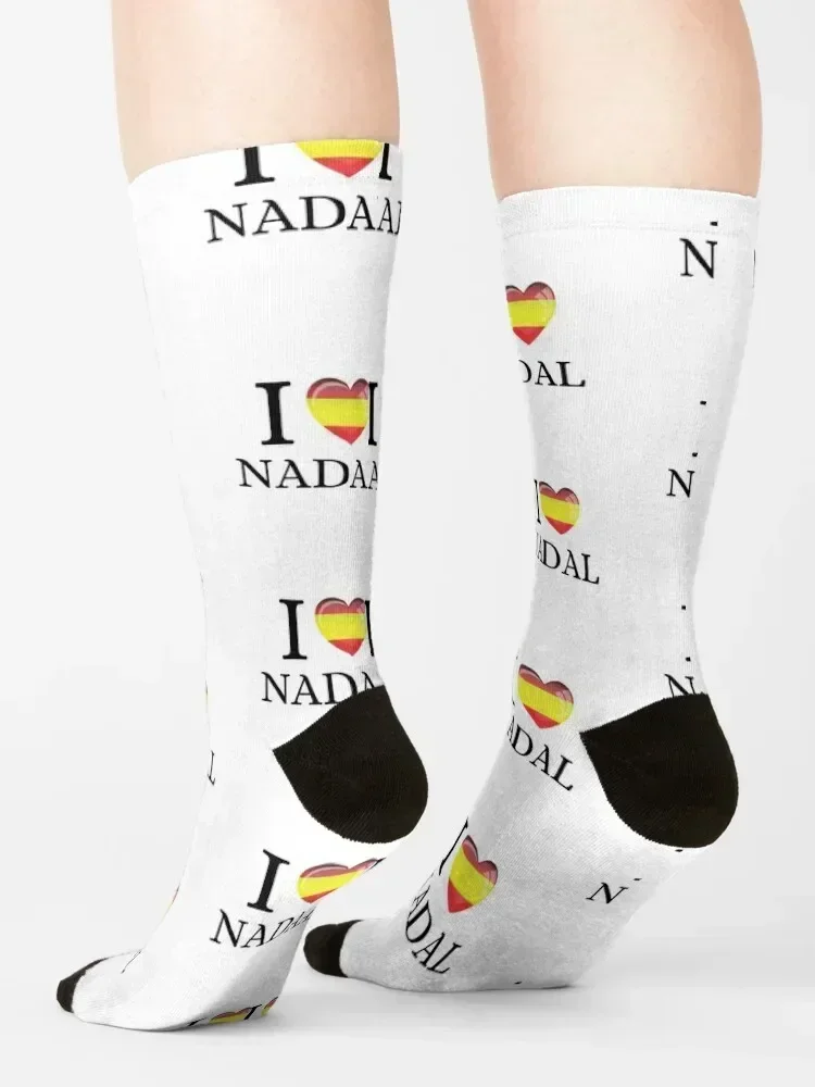 I LOVE NADAL Socks funny sock anti-slip hip hop hiphop Socks Ladies Men's