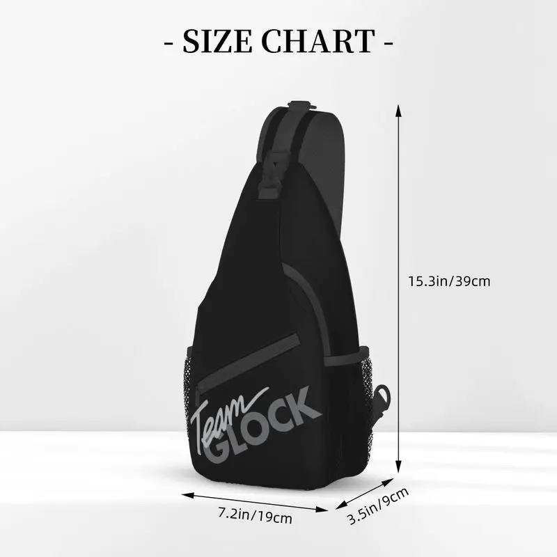 Mochila cruzada de Tiro Táctico para hombres, bolso de pecho de hombro para viajar, deportes Glock, moda