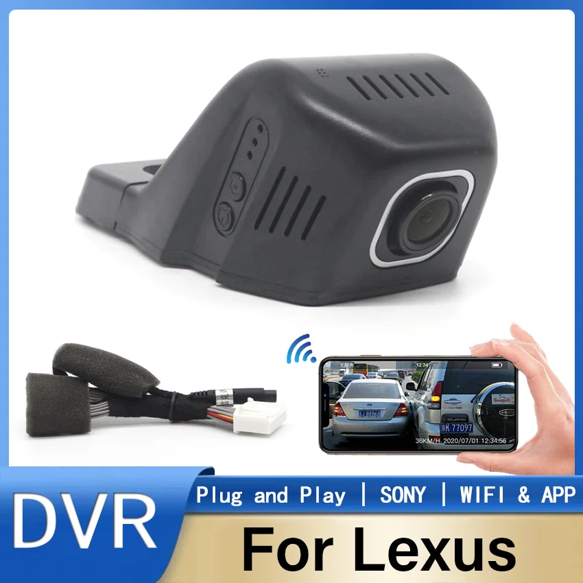 

Plug and play Dashcam Night Vision Wifi Car Dvr Dash Cam Recorder For Lexus IS300 IS200 IS250 IS300h IS350 CT200h HS250h NX300h