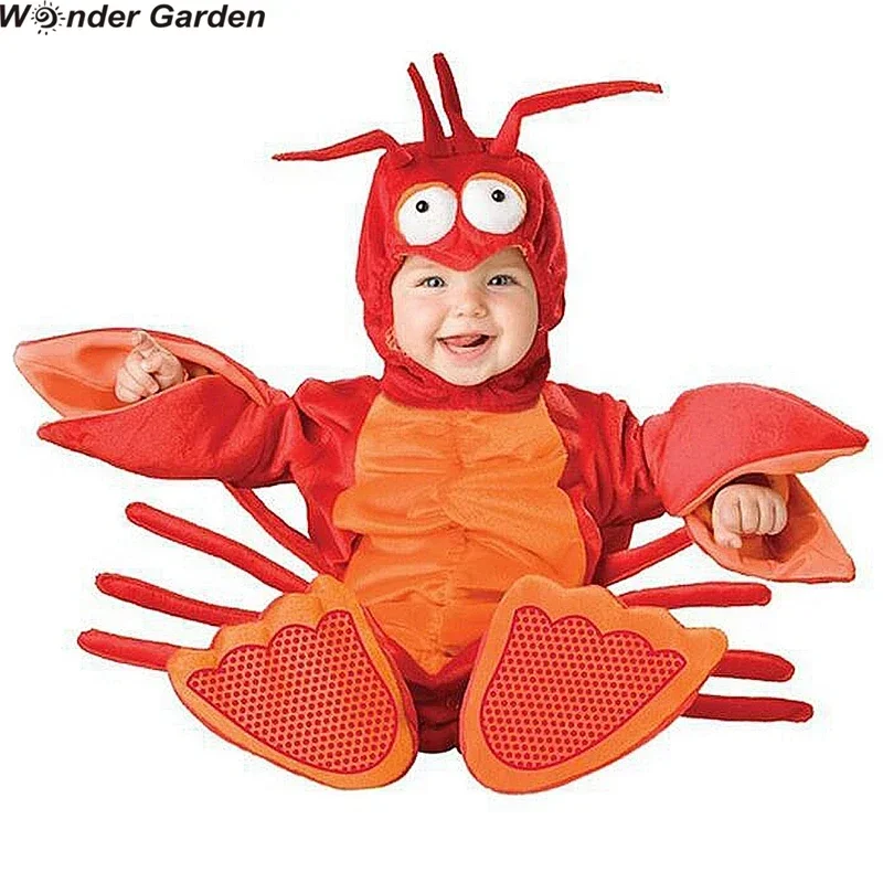 Wonder Garden Baby Lobster Halloween Christmas Purim Animals Dress-up Cosplay Kids Cosplay Costume