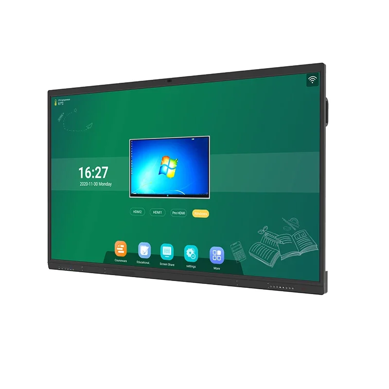 

l # 65 Inches Interact Board Pizarra Interactiva Smart Whiteboard for E-learning School Teaching