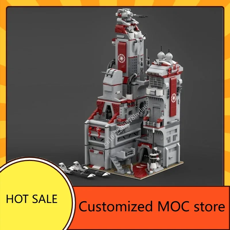 2995PCS Republic Base Space War Military MOC Speeder Bikes Holiday Puzzles Architecture Birthday Assembly Toy Christmas Gift