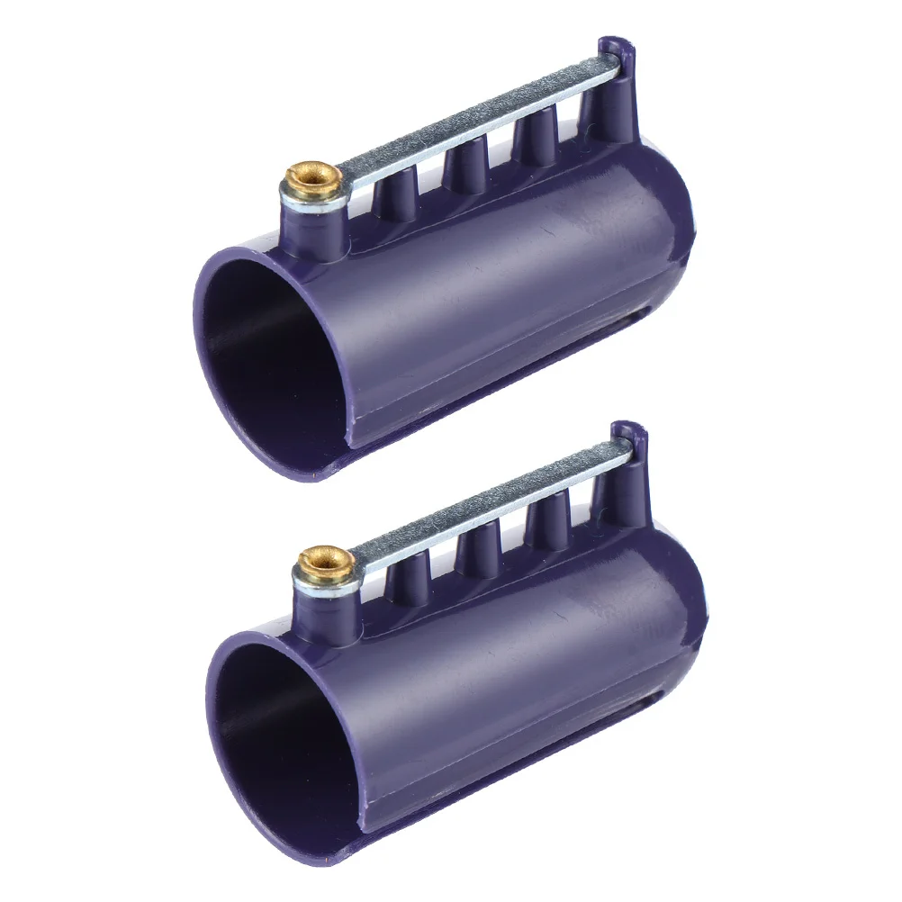 

2pcs Knitting Thimble Plastic Yarn Guide For Crochet Needle Tool Lightweight Portable Sewing Accessories Knitting Supplies