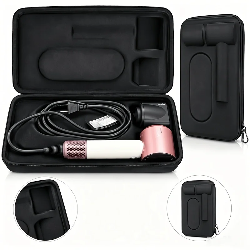 Dyson Supersonic HD19 Hair Dryer Carrying Case EVA Hard Shell Portable Travel Storage Organizer Protective Shockproof Case - view 4