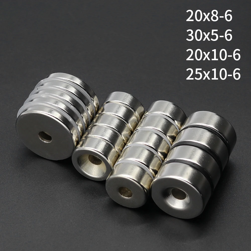 

Powerful with holes Neodymium Magnet Round Super Strong Magnets N35 NdfeB Permanent Magnetic imanes Refrigerator Mag