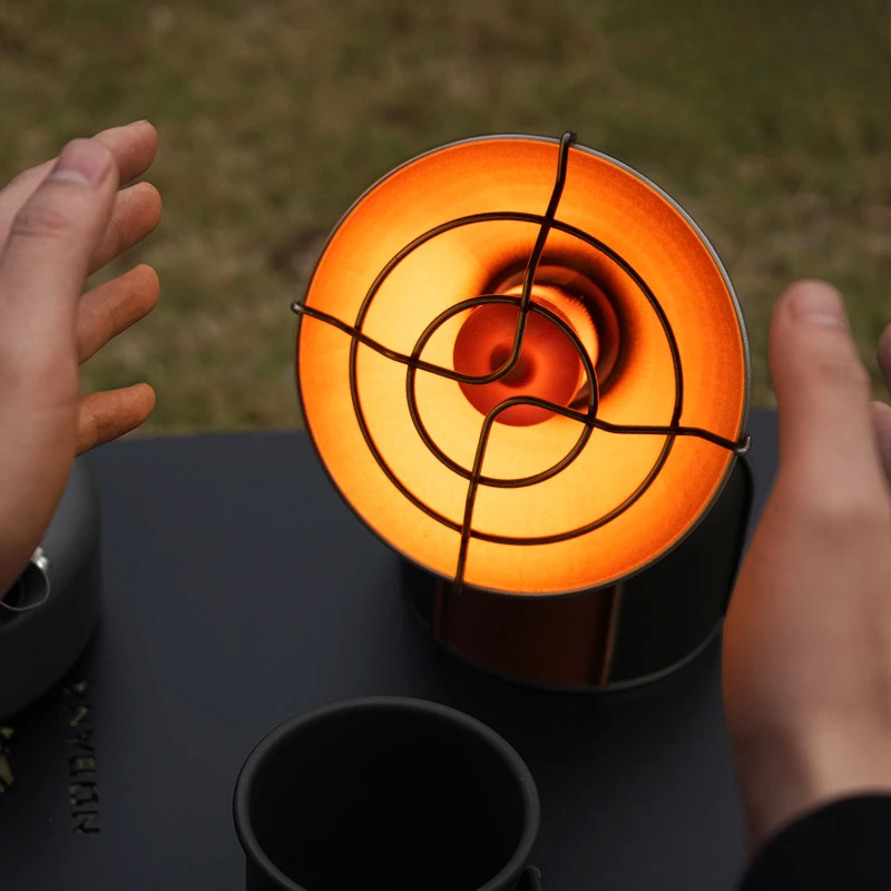 Portable Camping Heater, Hiking Gas Heater, Stainless Steel Burner, Heating and Rescue Equipment