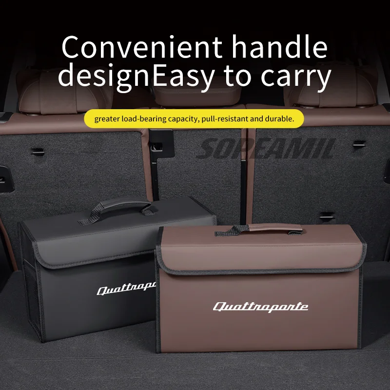 

Car Trunk Organizing And Storage Box For Maserati Ghibli Levante Quattroporte Granturismo MC20 Brand new Automobile Accessories