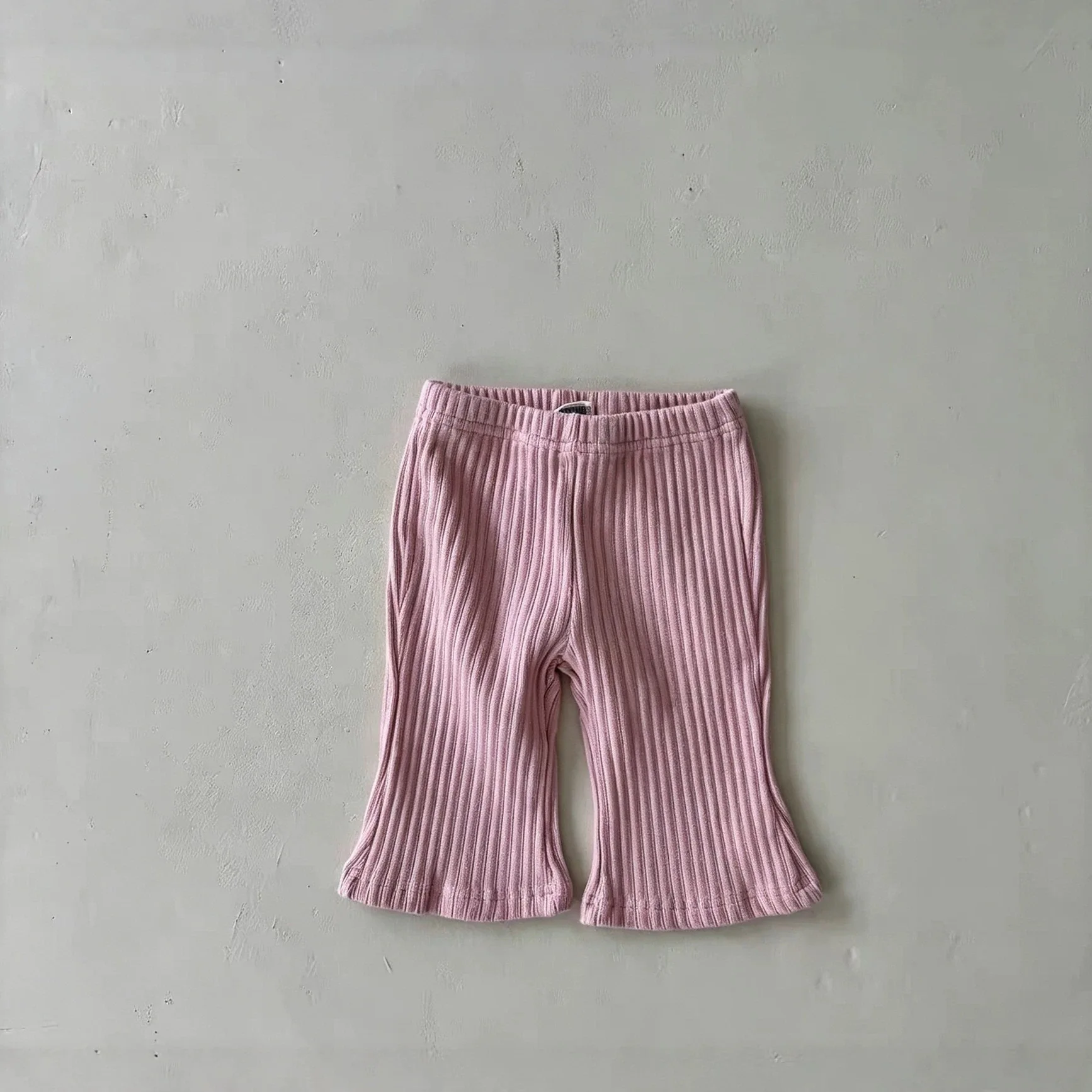 2026 Autumn New Baby Girl Flared Pants Infant Leggings Girls Trousers Solid Baby Casual Pants Cotton Toddler Clothes