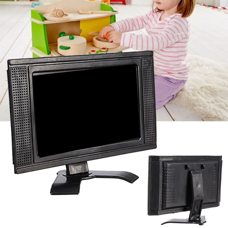 with Stand Living Room for Doll Accessories Television for Creative Children'