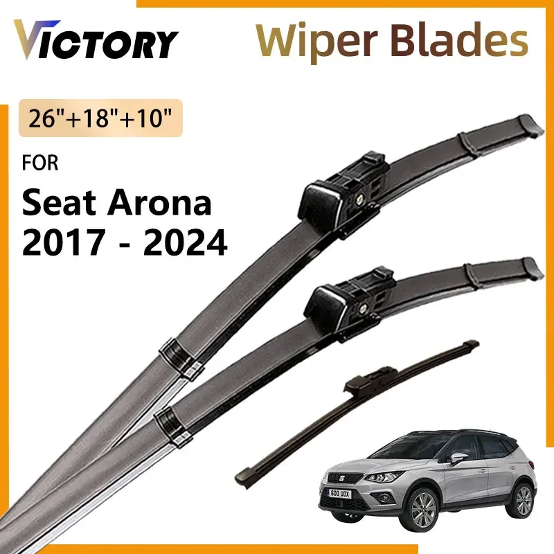 

Front Rear Wiper Blades For Seat Arona 2017 - 2024 2023 2022 2021 2020 2019 2018 Accessories Windshield Windscreen Window Brush