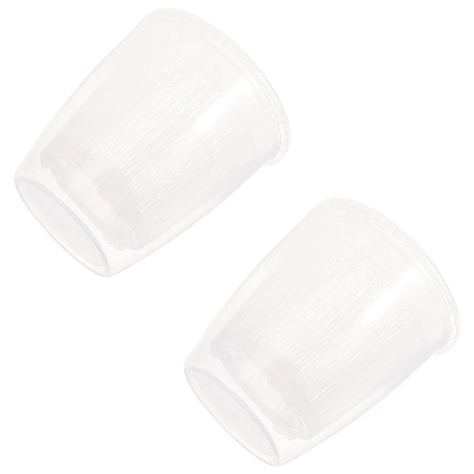 

2Pcs Orchid Pots Plastic Clear Planters Breathing Flower Nursery Containers for Home Office Succulents Seedlings