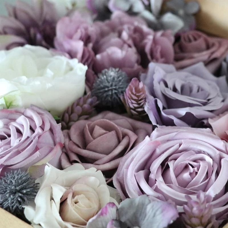 

Taro Artificial Flowers Box Set for DIY Wedding Bouquets Centerpieces Arrangements Party Baby Shower Home 15UB