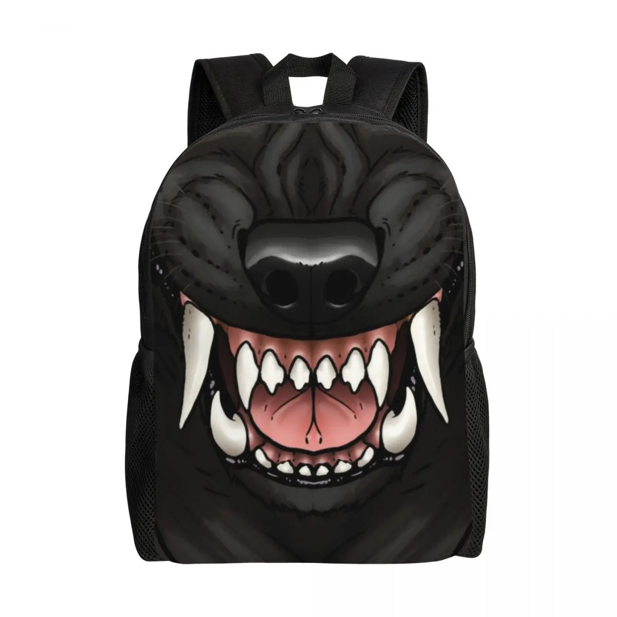 

Customized Werewolf Moon Backpack for Men Women Waterproof College School Wolf Animal Bag Printing Bookbag