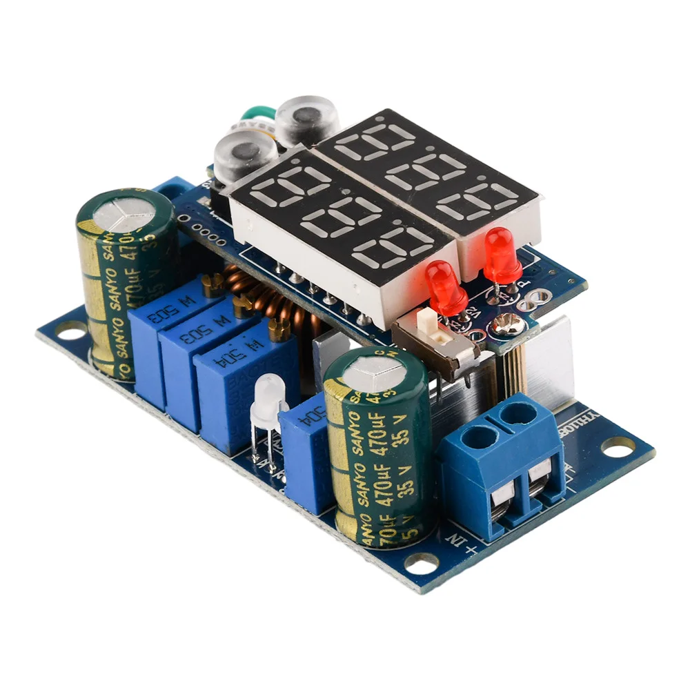 5A MPPT Solar Panel Controller DC-DC 6-36V Step Down Buck CC/CV Lademodul Dual/Singa LED Display LED Regler Controller