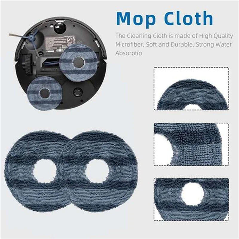 

Y50A-23PCS Vacuum Cleaner Brush Dust Bag Filter And Mop Cloth Set For Eufy Omni C20 Vacuum Cleaner Replacement Parts