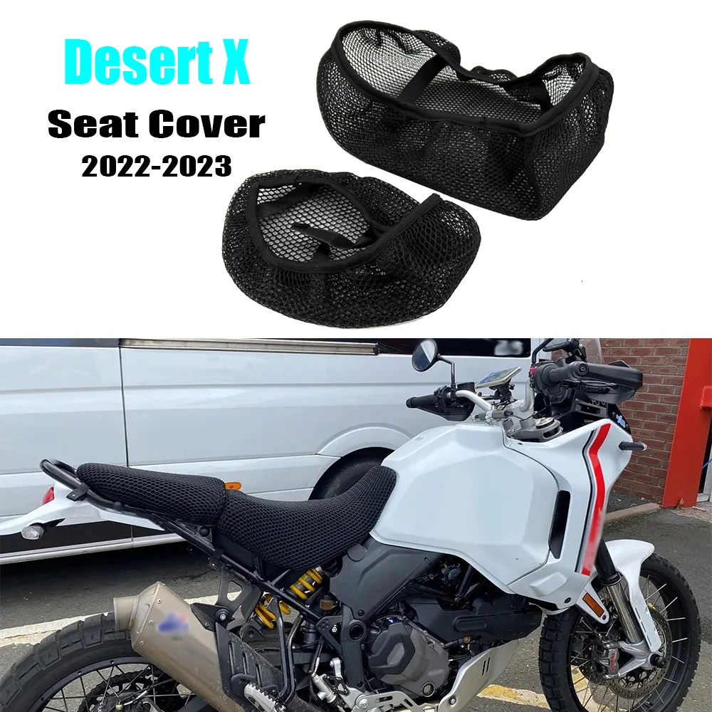 

Desert X Motorcycle Seat Cover Seat Protect Cushion DESERT X 3D Honeycomb Mesh Seat Cushion For Ducati DesertX 2022-2023