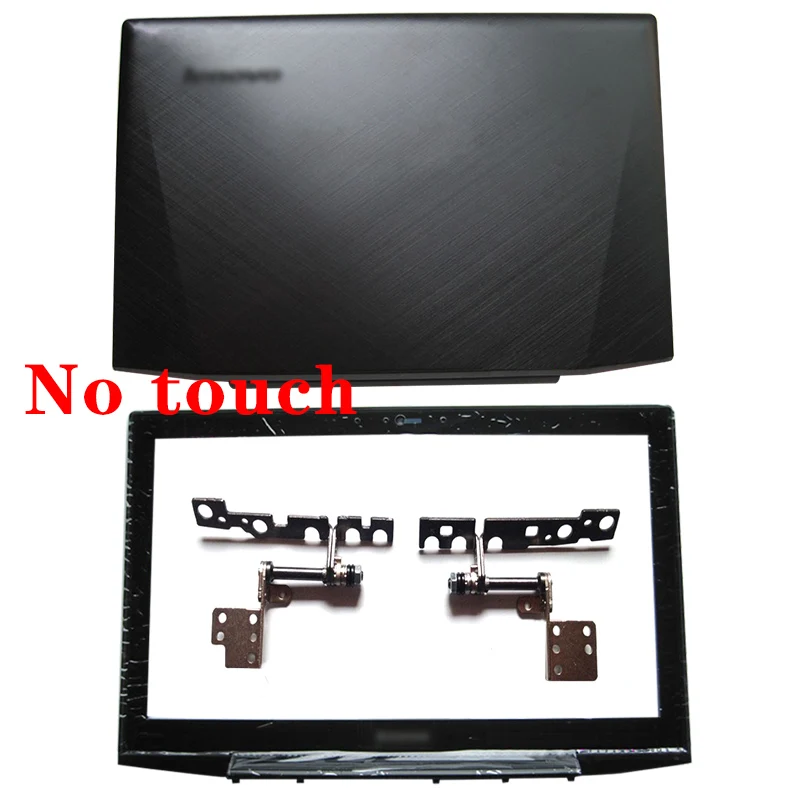 NEW Laptop LCD Back Cover/Front Bezel/Hinges For Lenovo Y50 Y50-70 Y50-70A No Touch AM14R000400/With Touch AM14R000300