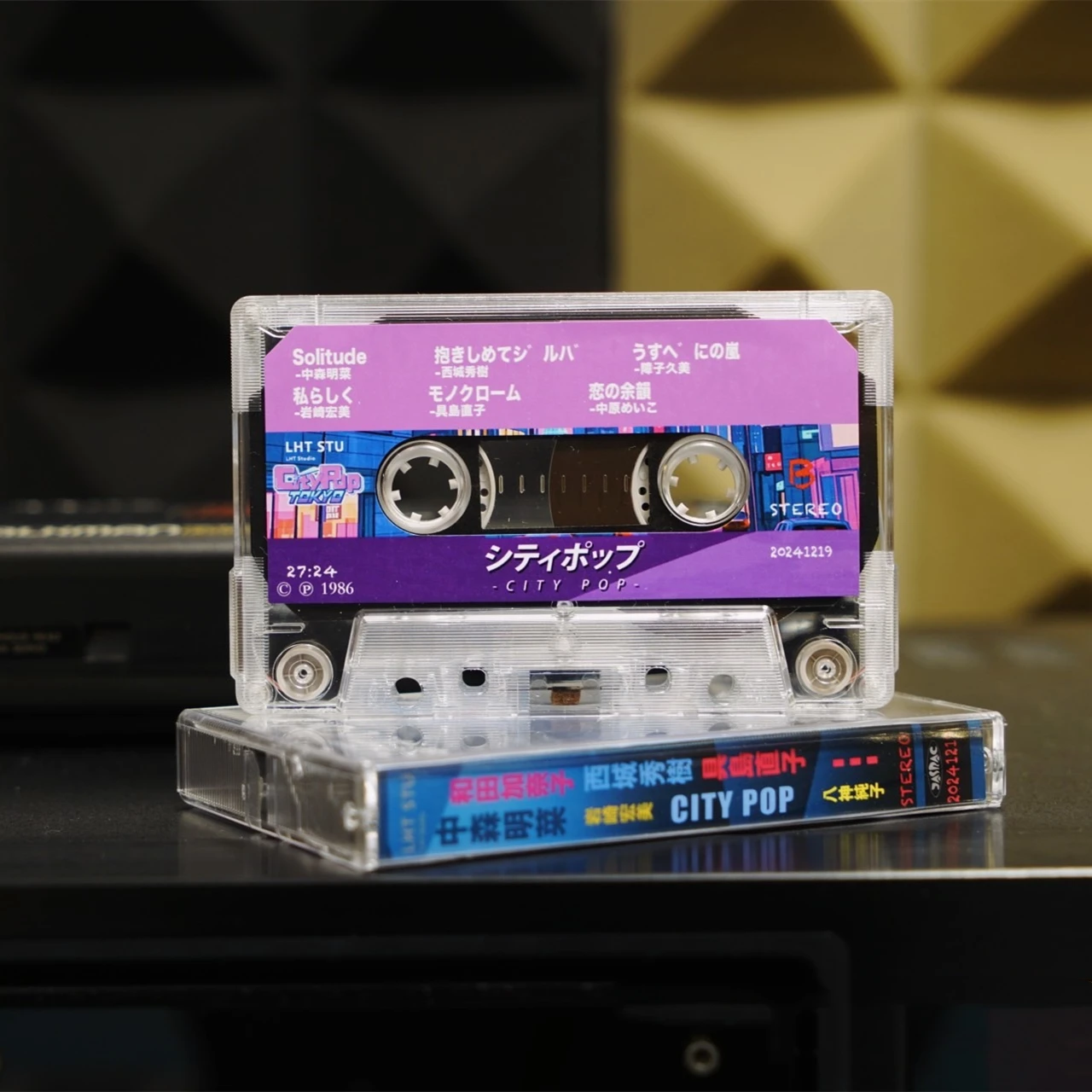 Vaporwave City Pop Hiromi Iwasaki Hideki Saijo شريط الموسيقى أعظم الزيارات ألبوم كاسيت كوسبلاي ووكمان مسجل صندوق المسارات الصوتية #4