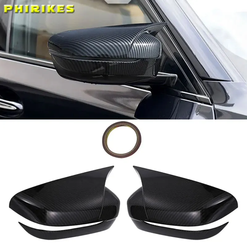 

LHD Carbon Fiber Exterior Side Rearview Mirror Cover Trim For BMW 3/5/6/7/8-Series G11 G12 G14 G15 G16 G20 G21 G30 G31 2019 2020