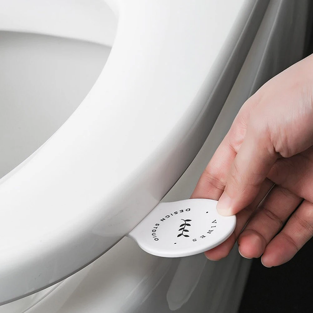 

3pcs Toilet Seat Lifter Handle Durable Touch-Free Lid Opener Seat Cover Flipper Avoid Touching Germs Assorted Color