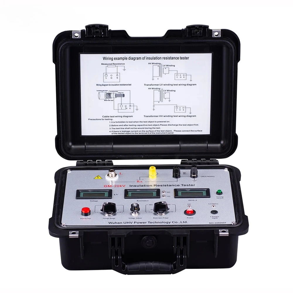 

exquisite craftsmanship GM-20kV Portable low-price intelligent insulation resistance tester