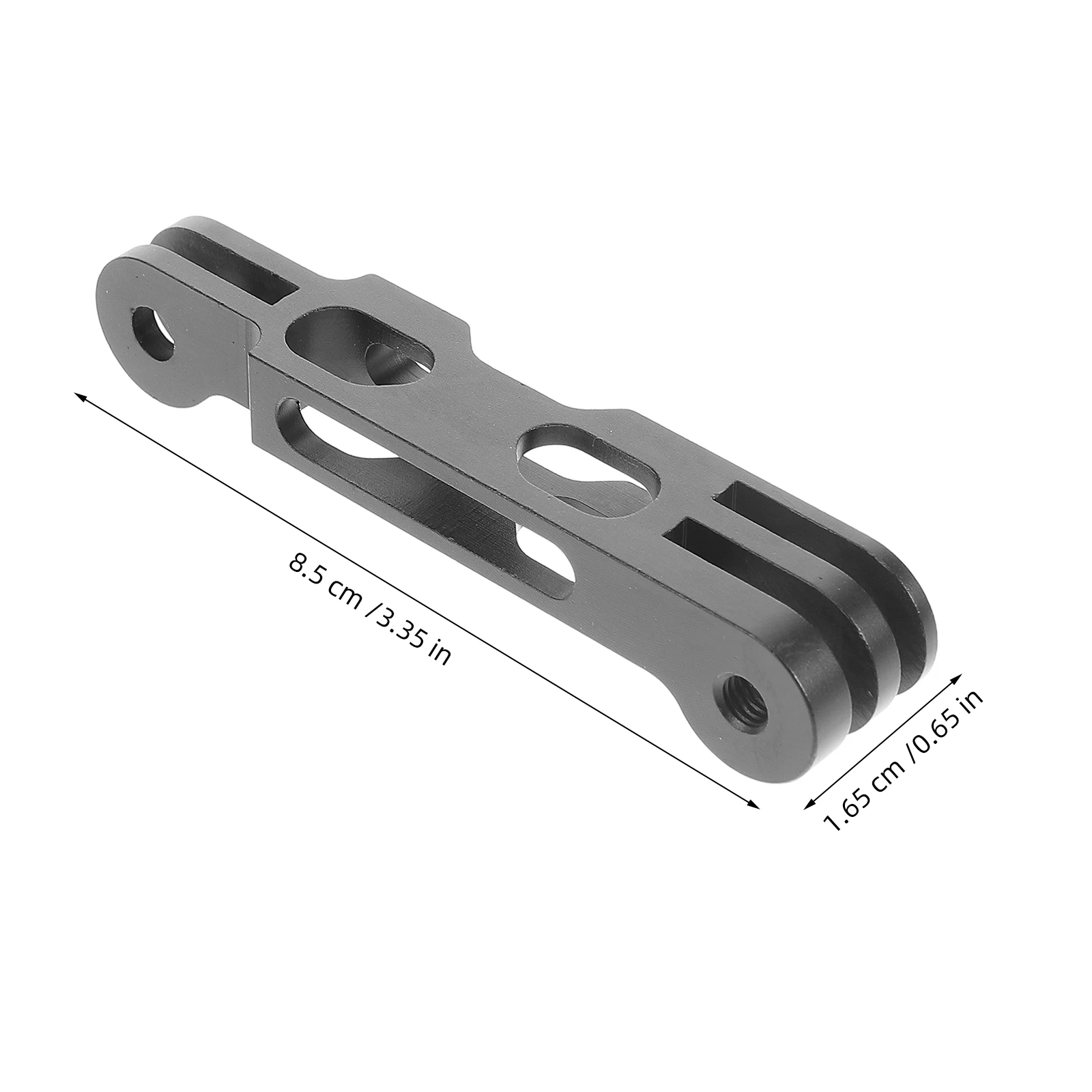 سبائك الألومنيوم تمديد الذراع 85 مللي متر حامل كاميرا معدنية لعمل كام Selfie عصا القطب قابل للتعديل تحت الماء اطلاق النار قضيب الدراجات