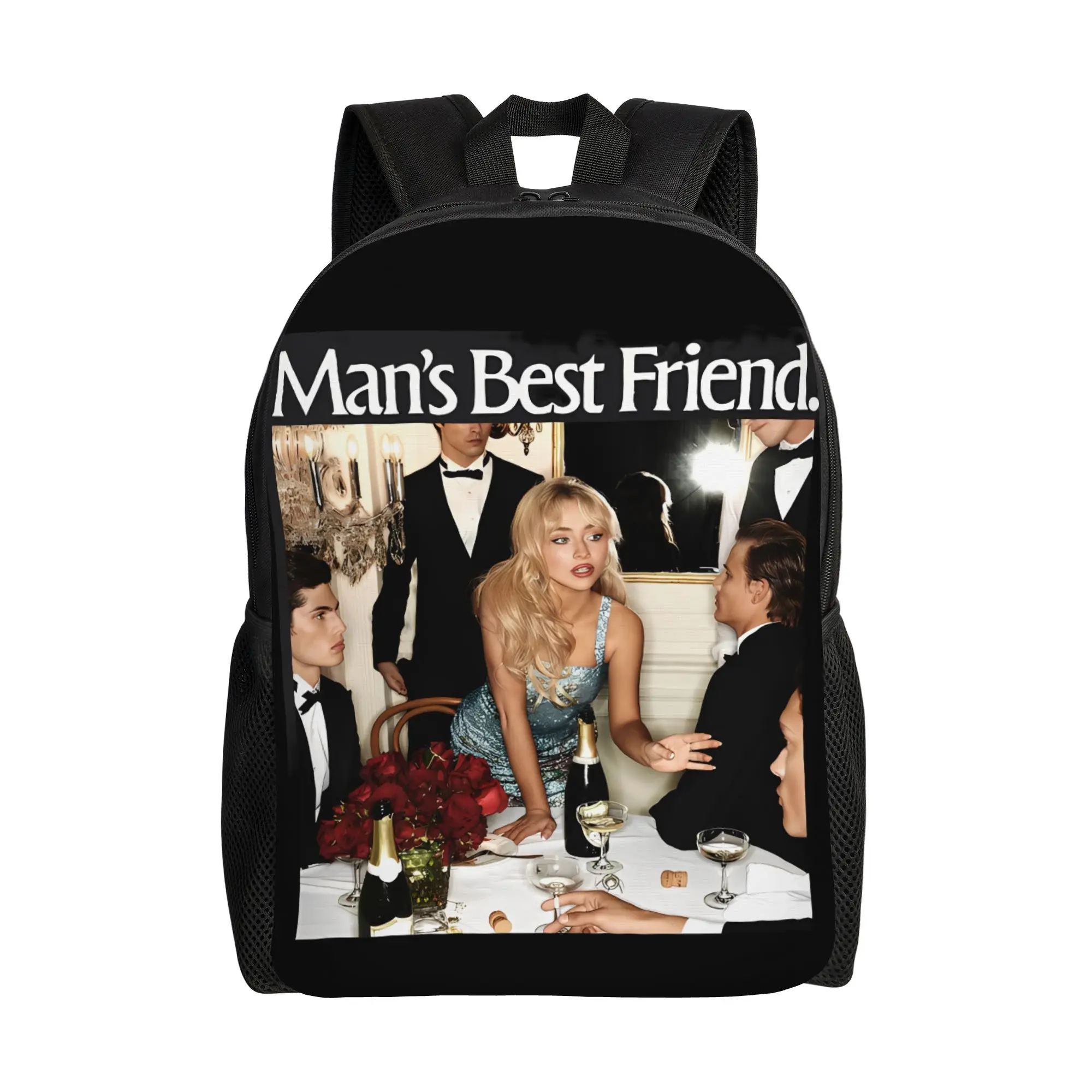 Sabrina Carpenter Best Friends Backpack  Travel Backpacks Female Funny School Bags Design Large Rucksack