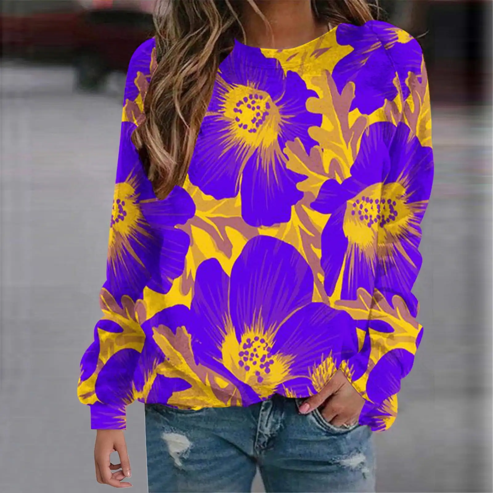 Autumn Sweatshirts Leopard Floral Flower 3D Print Hoodies Women Fashion Hoodie Oversized Pullovers Harajuku Tops Woman Clothing