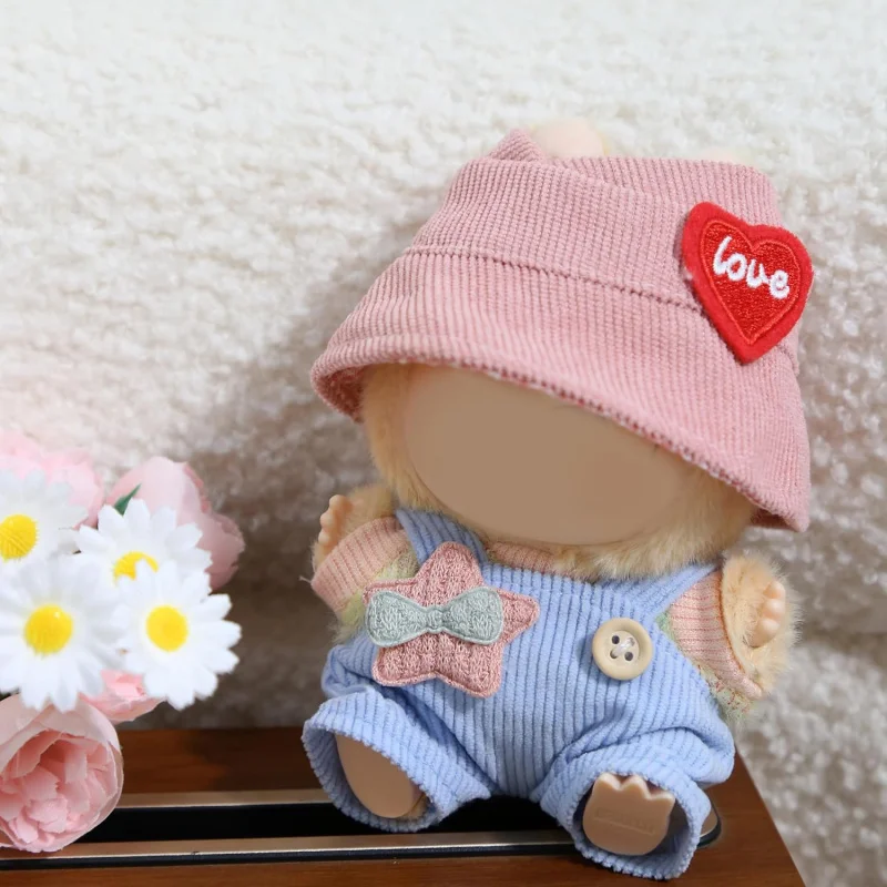 17 سنتيمتر ملابس دمى Kawaii شيك نمط مجموعة لدمى 17 سنتيمتر لطيف دمية الزي مع الملحقات-تي شيرت ملون ستار أزرق فاتح Ro