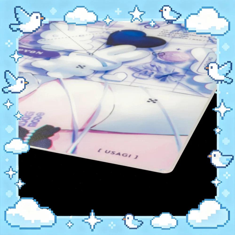 AMICIS x Pulsar Superglide V3 Animarium NEKO Tempered Glass Mouse Pad 490x420mm Gaming Desk Mat for FPS Esports Gamer Accessory