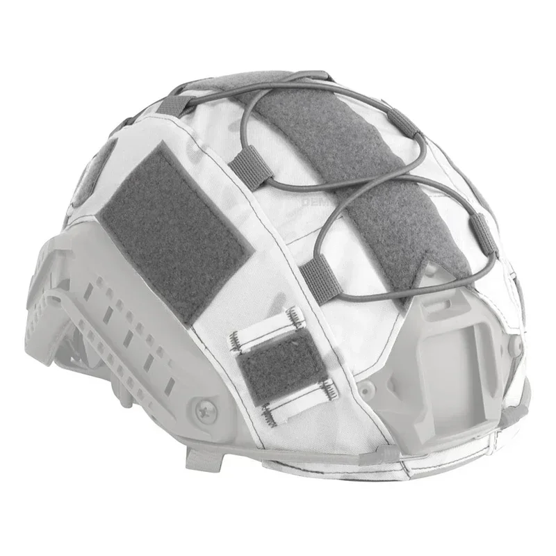 SNELLE Tactische Helmhoes Lichtgewicht Outdoor Jacht Schieten Wargame Helmen Doek Camouflage Paintball Helmhoes