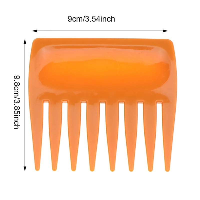 مشط جيب بلاستيكي لللحية الصغيرة ، فرشاة صغيرة لتصفيف الشعر ، جزء واحد ، أسنان عريضة للغاية ، ليست ثابتة