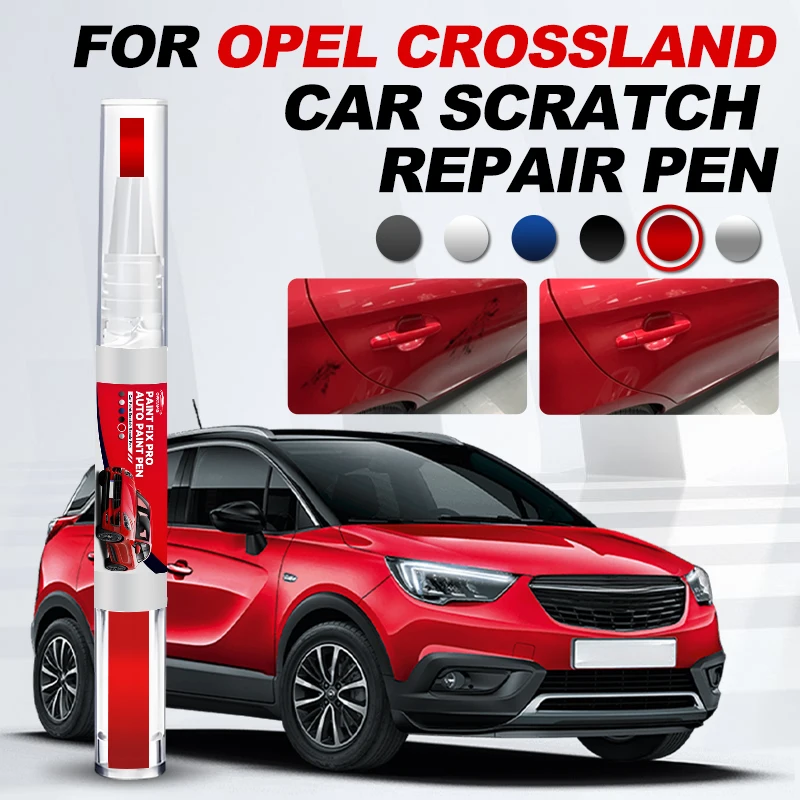 

Ручка-карандаш OPRTAMG для ремонта автомобильной краски Opel Crossland, аксессуары для устранения царапин, цвета: черный, красный, белый, серебристый, оранжевый