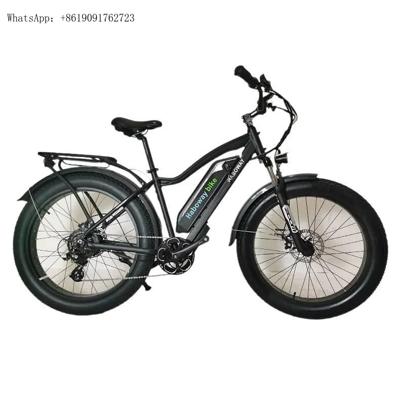 

STLF Snow 26 Inch Wide Wheel Road Alloy Bike Adult Mountain Fat Tire Electric Moped