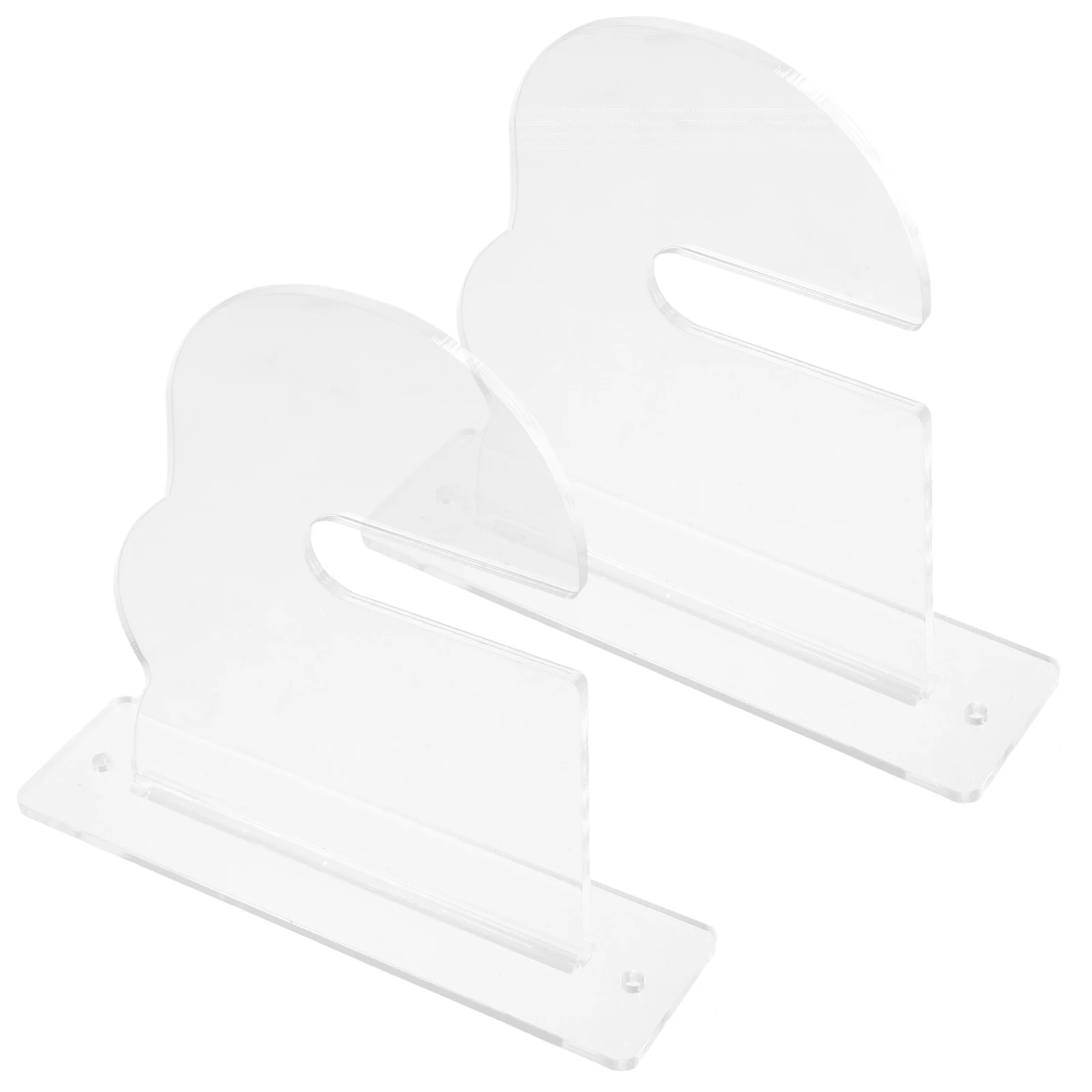 

2pcs Skateboard Hanger Horizontal Wall Mount Acrylic Storage Display Holder for Boards Space Saving Stylish Design