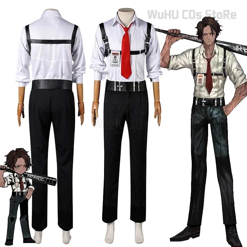 Heathcliff Cosplay Costume Uniforms Game LCB Sinner #7  Limbus Suits Outfit Men Women Roleplay Halloween Party Suit  히스클리프