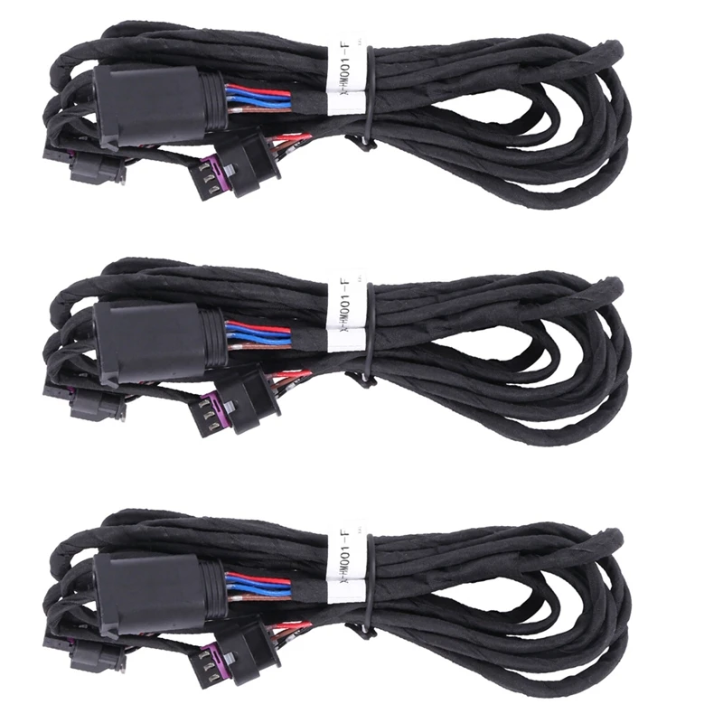 3X Car Front Bumper Parking Sensor Wiring Harness PDC Cable Fit For BMW 3 4 Series F30 61129313607