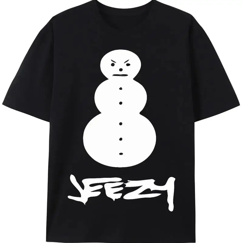 Camiseta Young Jeezy 100 Cotton Snowman, estilo informal, estilo Hip Hop, cuello redondo