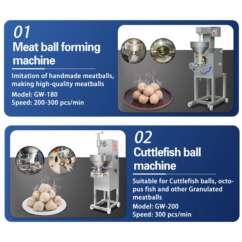 Automatic High Quality Round Fish Beef Manufacturing Equipment Meat Ball Making Machine