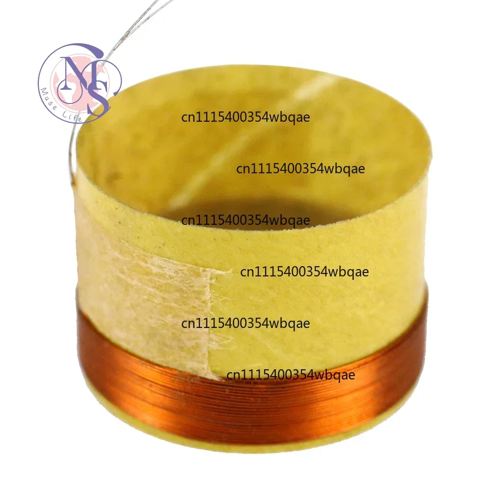 ZOCI-14.28mm Tweeter Voice Coil 4ohm Speakers Repair Parts High Power For 3 inch KTV Card Box Treble Speaker Silver Wire 2PCS