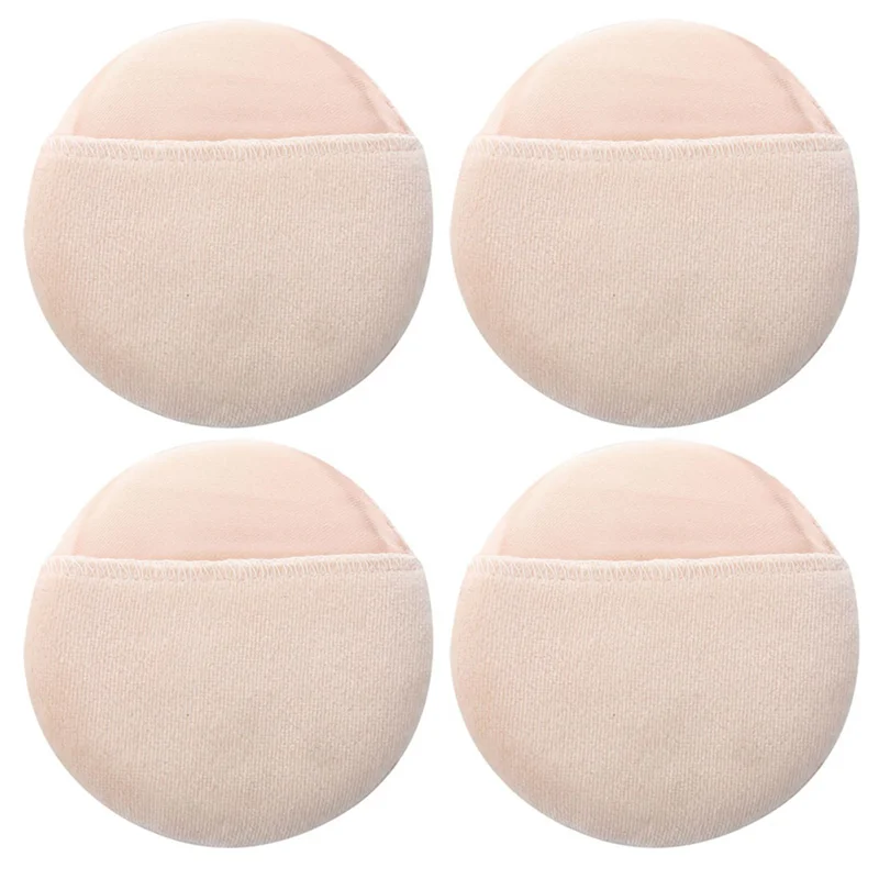 AA20-4X femmes cosmétique Beige blanc rond visage maquillage poudre pour le visage bouffée