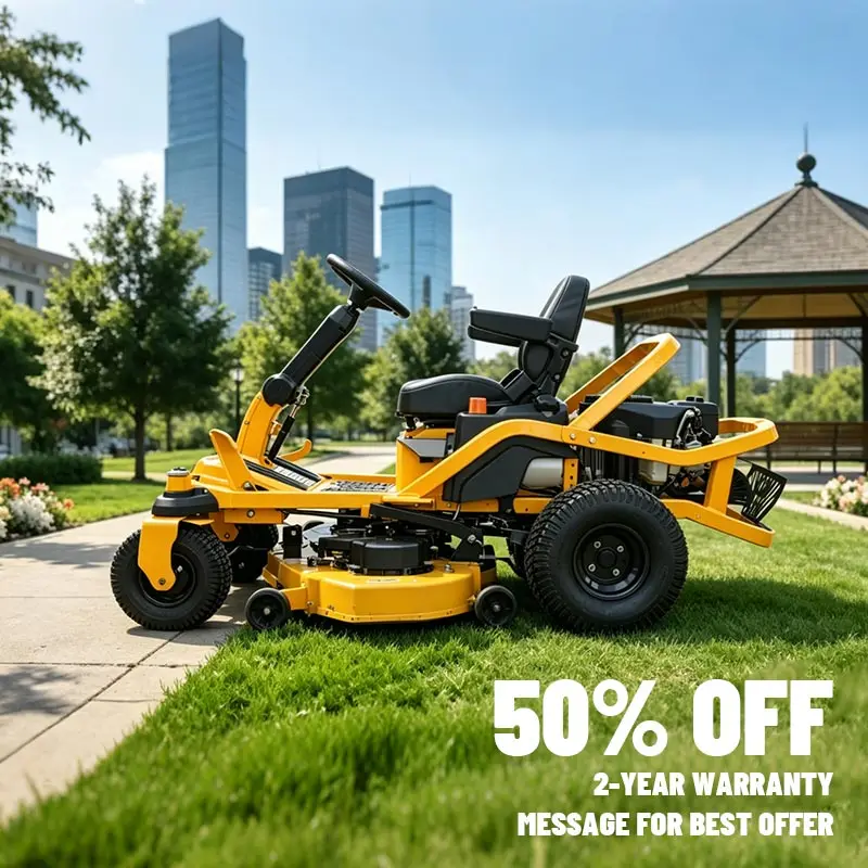 All Terrain 4x4 Lawn Mower with 60 Inch Deck and Roll Bar for Hilly Vineyards 4x4 Lawn Mower