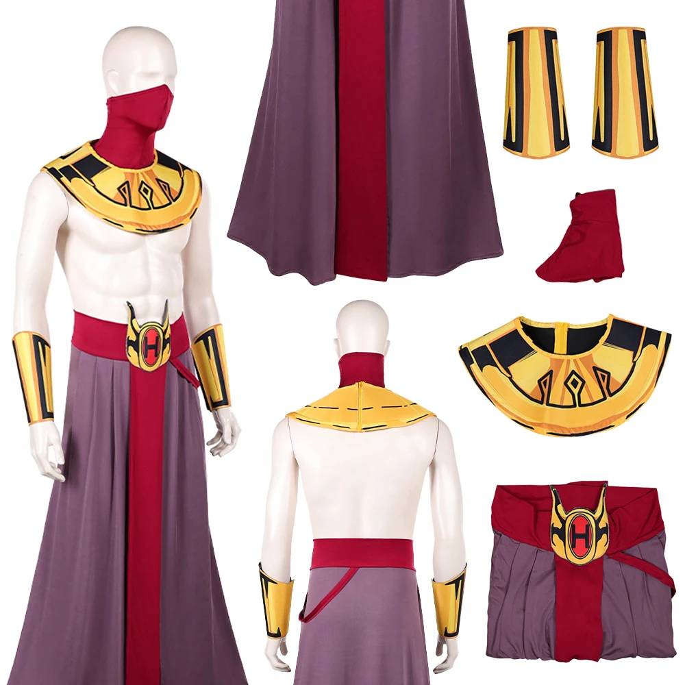 Disfraz de Cosplay de Fantasia Super Villain X Apocalyps, Disfraz de Superhéroe Masculino de Película, Disfraz para Hombre, Ropa para Fiesta de Halloween y Carnaval