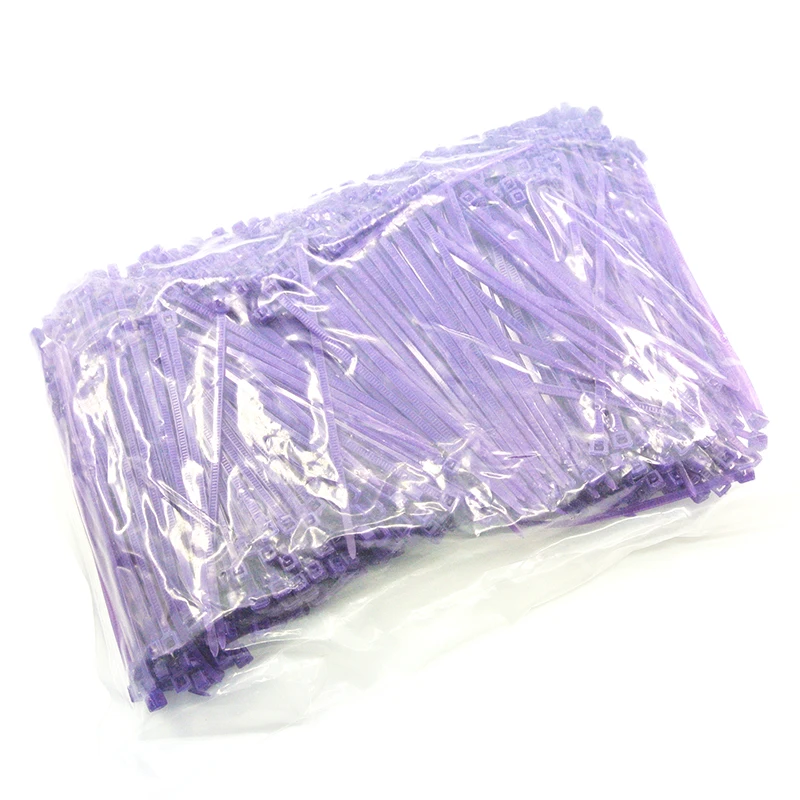 1000Pcs Purple Cable Ties 6