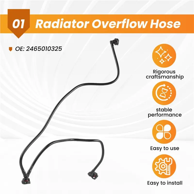 Radiator Overflow Hose Upper Pipe For Mercedes CLA250 GLA250 GLA45 2465010325 Limited Time Offer